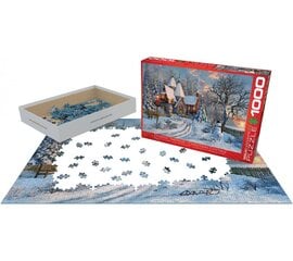 Dėlionė Eurographics, 6000-0790, Christmas Cottage, 1000 d. kaina ir informacija | Dėlionės (puzzle) | pigu.lt