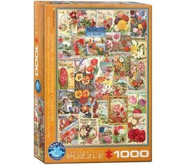 Пазл Eurographics, 6000-0806, Flowers, Seed Catalogue, 1000 шт. цена и информация | Пазлы | pigu.lt