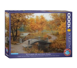 Dėlionė Eurographics, 6000-0979, Autumn in an Old Park, 1000 d. kaina ir informacija | Dėlionės (puzzle) | pigu.lt