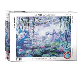 Dėlionė Eurographics, 6000-4366, Waterlilies, 1000 d. kaina ir informacija | Dėlionės (puzzle) | pigu.lt