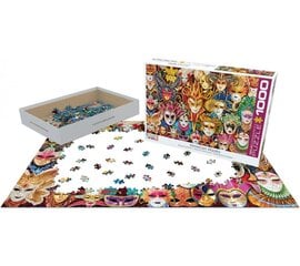 Dėlionė Eurographics, 6000-5534, Venetian Masks, 1000 d. kaina ir informacija | Dėlionės (puzzle) | pigu.lt