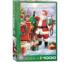 Dėlionė Eurographics, 6000-5639, Santa Sled, 1000 d. kaina ir informacija | Dėlionės (puzzle) | pigu.lt