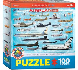 Dėlionė Eurographics, 6100-0086, Airplanes, 100 d. kaina ir informacija | Dėlionės (puzzle) | pigu.lt