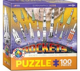 Пазл Eurographics, 6100-1015, Rockets, 100 шт. цена и информация | Пазлы | pigu.lt