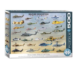 Dėlionė Eurographics, 6500-0088, Military Helicopters, 500 d. kaina ir informacija | Dėlionės (puzzle) | pigu.lt