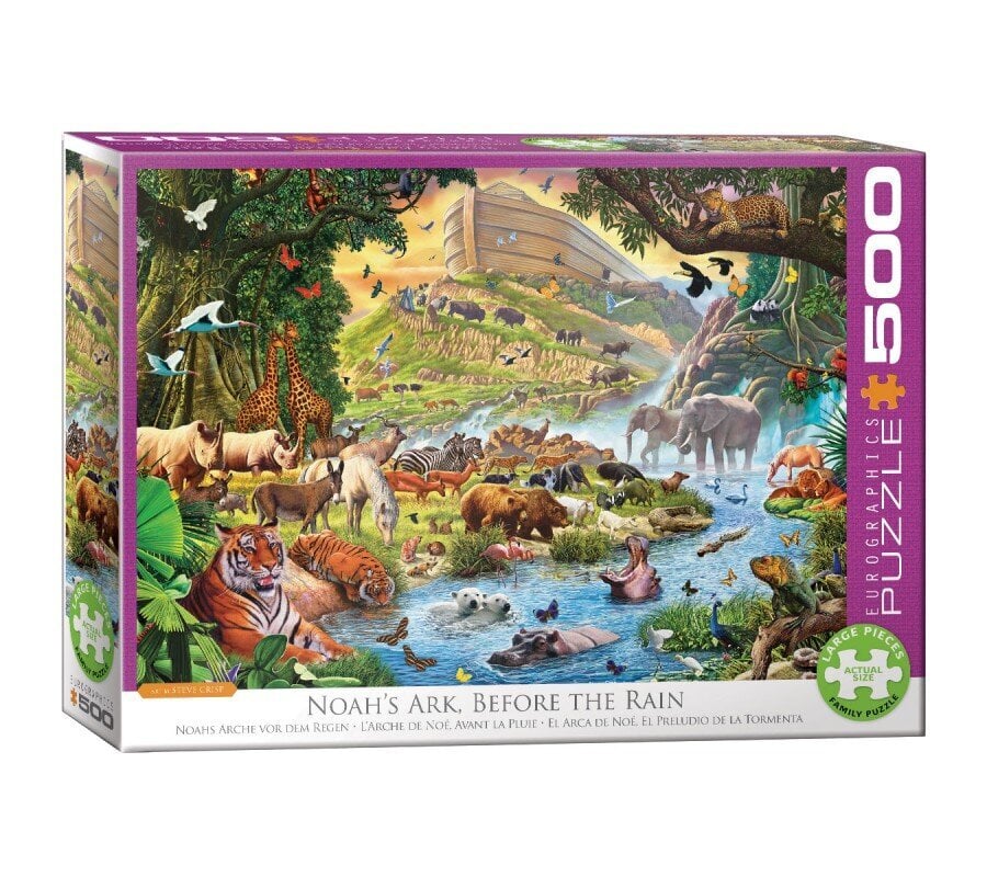 Dėlionė Eurographics, 6500-0980, Noah’s Ark, Before the Rain, 500 d. цена и информация | Dėlionės (puzzle) | pigu.lt