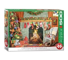 Dėlionė Eurographics, 6500-5502, Christmas by the Fireplace, 500 d. kaina ir informacija | Dėlionės (puzzle) | pigu.lt