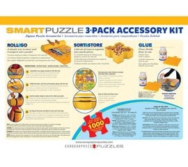 Пазл Eurographics, 8955-0107, Smart Puzzle 3-Pack Accessory Kit цена и информация | Пазлы | pigu.lt