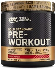 Optimum Nutrition Gold Standard Pre Workout 30 servings цена и информация | Энергетики | pigu.lt