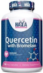 Maisto papildas imunitetui Haya Labs Quercetin with Bromelain 120 vnt. kaina ir informacija | Vitaminai, maisto papildai, preparatai gerai savijautai | pigu.lt