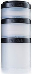Blender Bottle Expansion Pak Prostak Black-Clear užkandžių dėžutė, 3 vnt. kaina ir informacija | Maisto saugojimo  indai | pigu.lt