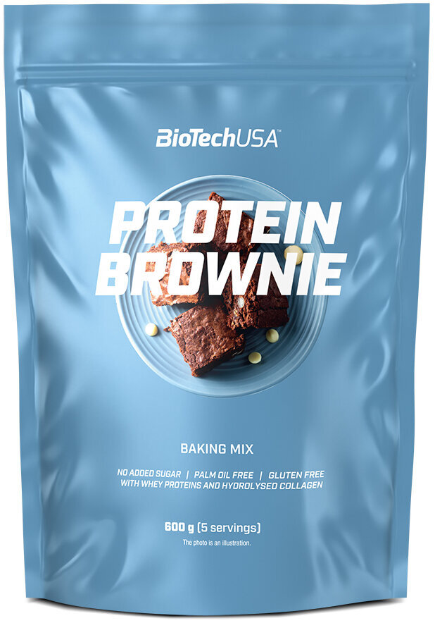 Pyrago mišinys Biotech USA Protein Brownie, 600 g kaina ir informacija | Funkcinis maistas (supermaistas) | pigu.lt