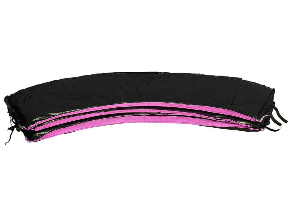 Batuto spyruoklių apsauga Lean Sport Max 183 cm, juoda/rožinė цена и информация | Batutai | pigu.lt