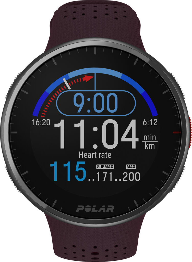 Polar Pacer Pro Autumn Maroon цена и информация | Išmanieji laikrodžiai (smartwatch) | pigu.lt