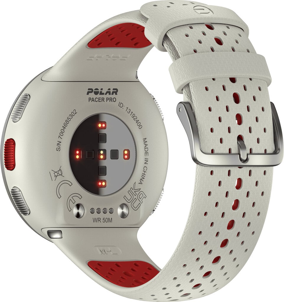 Polar Pacer Pro Snow White kaina ir informacija | Išmanieji laikrodžiai (smartwatch) | pigu.lt