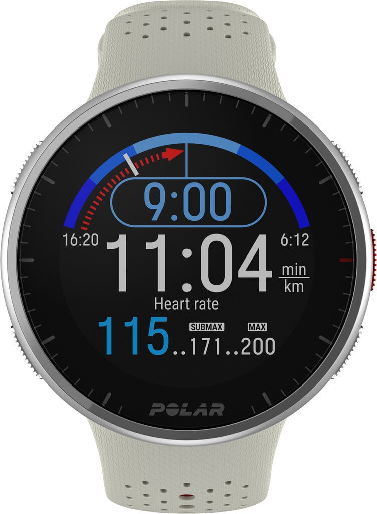 Polar Pacer Pro Snow White цена и информация | Išmanieji laikrodžiai (smartwatch) | pigu.lt