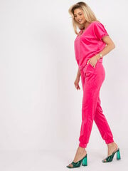 Женский флуоресцентно-розовый повседневный комплект цена и информация | Женские костюмы | pigu.lt