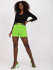 Женские ярко-зеленые шорты цена и информация | Женские шорты | pigu.lt