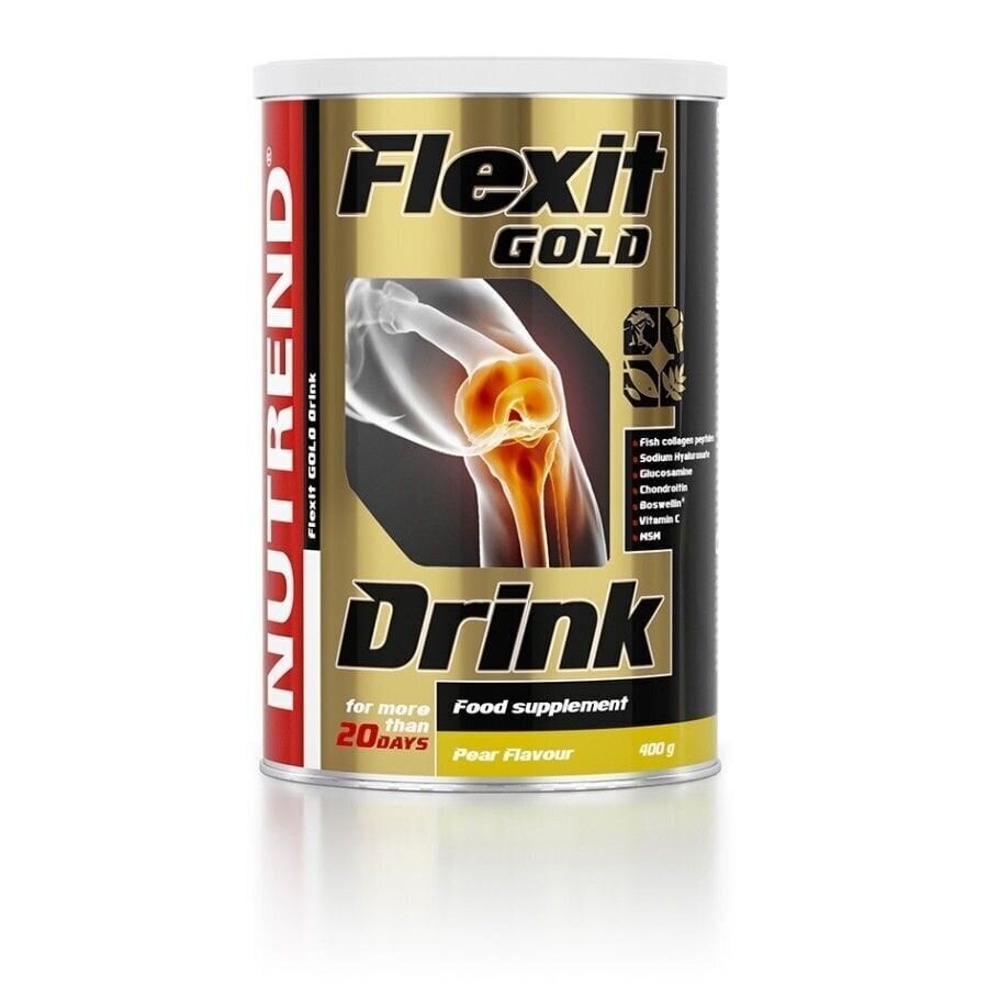 Nutrend Flexit Gold drink, 400g, obuolių skonio kaina ir informacija | Papildai ir preparatai sąnariams | pigu.lt