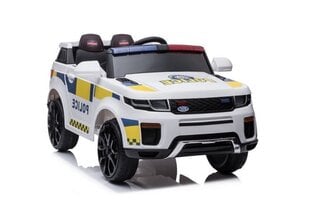Elektromobilis vaikams BBH-021 Police, baltas kaina ir informacija | Elektromobiliai vaikams | pigu.lt