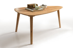 Kavos staliukas Nord 900x600x430 (ąžuolas, parketas, natūralus aliejus) kaina ir informacija | Kavos staliukai | pigu.lt