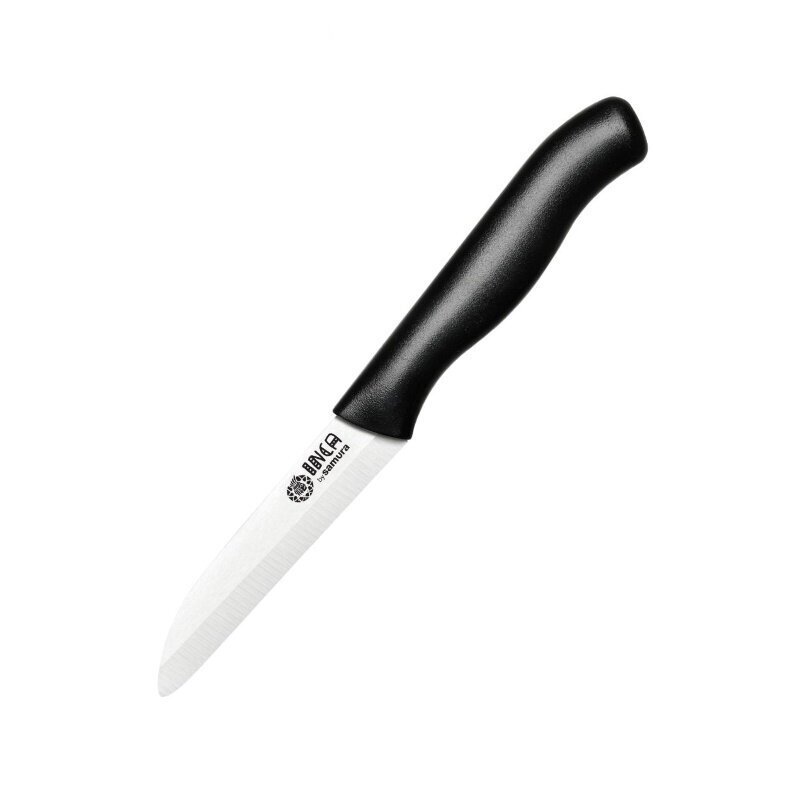 Samura 2in1 set of Ceramic Fruit Knife 75mm + ECO-CERAMIC kniveBlack kaina ir informacija | Peiliai ir jų priedai | pigu.lt