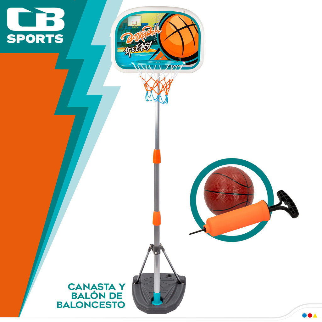 Krepšinio lankas su kamuoliu 1,65 m, CB Sportas, 3+ kaina ir informacija | Lauko žaidimai | pigu.lt
