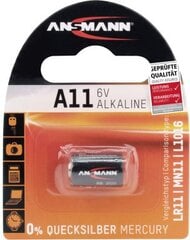Ansmann батарейка A11/1BP 6V цена и информация | Батарейки | pigu.lt