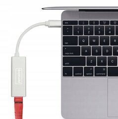 USB-C 3.1 USB-C 3.1 Ethernet RJ45 Gigabitinis 1000 Mbps LAN kaina ir informacija | Adapteriai, USB šakotuvai | pigu.lt