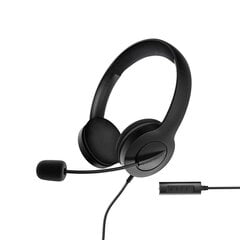 Гарнитура Energy Sistem Headset Office 3 Black (USB и 3,5 мм разъем) цена и информация | Теплая повязка на уши, черная | pigu.lt