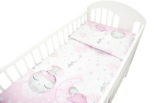 Комплект постельного белья из шести предметов 120x90, розовый цена и информация | Детское постельное бельё | pigu.lt