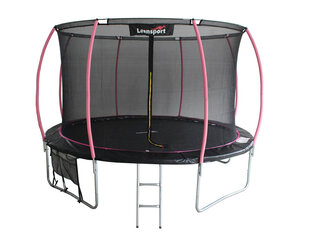 Батут с сеткой - Lean Sport Max, 487 см, черно-розовый цена и информация | Батуты | pigu.lt