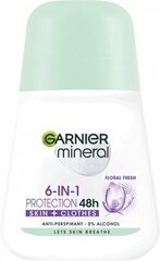 Rutulinis dezodorantas Garnier Mineral Protection 6, 50 ml kaina ir informacija | Dezodorantai | pigu.lt