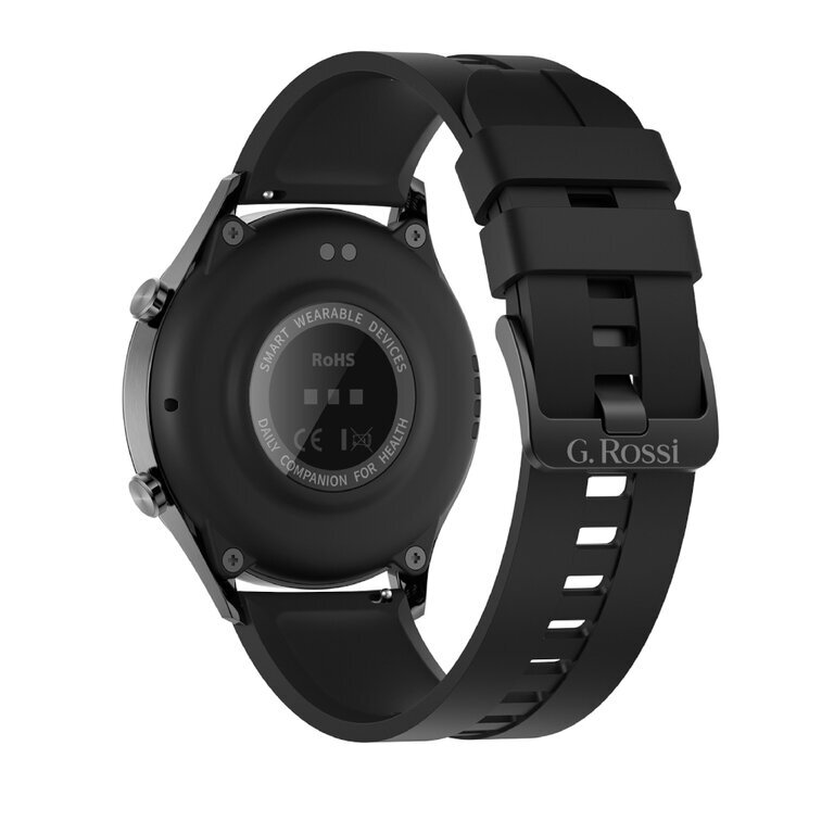 G. Rossi SW019 Black kaina ir informacija | Išmanieji laikrodžiai (smartwatch) | pigu.lt