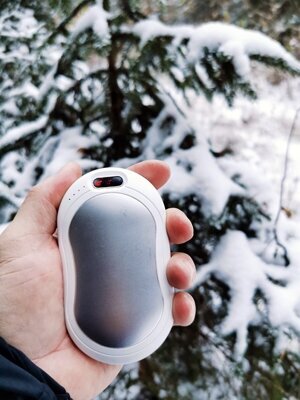 Rankų šildytuvas Origin Outdoors USB Powerbank 10000mAh kaina ir informacija | Kitas turistinis inventorius | pigu.lt