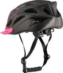 Šalmas Nils Extreme MTW291, juodas/rožinis цена и информация | Шлемы | pigu.lt
