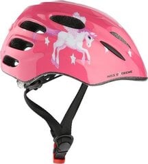 Vaikiškas šalmas Nils Extreme MTW01 LED, rožinis цена и информация | Шлемы | pigu.lt