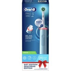 Электрическая зубная щетка Oral-B PRO3 3700 цена и информация | Электрические зубные щетки | pigu.lt