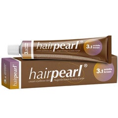 Hairpearl antakių ir blakstienų dažai su PPD, vidutiniškai rudi Nr.3.1, 20ml kaina ir informacija | Antakių dažai, pieštukai | pigu.lt