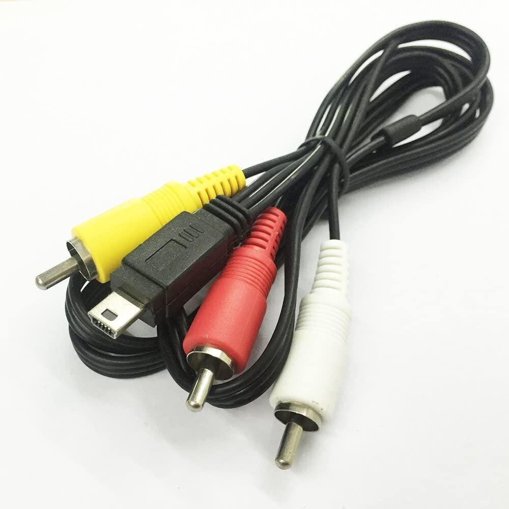 Kabelis Mini-USB į RCA skirtas Gopro HERO3 miniUSB (10 pin) > CHINCH цена и информация | Priedai vaizdo kameroms | pigu.lt