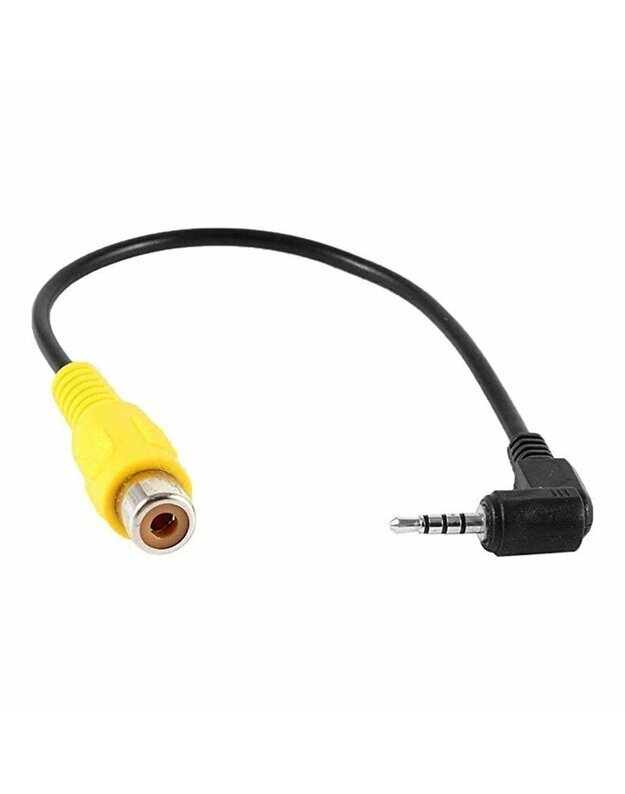 Adapteris Aux 2.5mm į RCA Female kaina ir informacija | Automobilių 12V el. priedai | pigu.lt