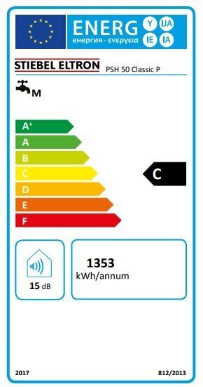 Vandens šildytuvas Stiebel Eltron PSH 50 Classic P, 50 L kaina ir informacija | Vandens šildytuvai | pigu.lt