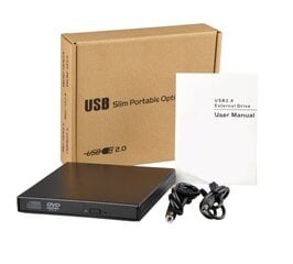 Išorinis USB 2.0/3.0 CD/DVD ROM nešiojamasis diskas CD įrašymo įrenginys цена и информация | Zenwire Компьютерные компоненты | pigu.lt