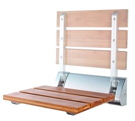 Складное сиденье для душа 32x32 см, бамбук цена и информация | Aqualine Сантехника, ремонт, вентиляция | pigu.lt