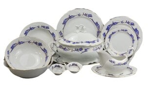 Porcelianinis stalo servizas 6 asmenims, Tulpė, Thun 1794 as „Violetinė tulpė“ kaina ir informacija | Indai, lėkštės, pietų servizai | pigu.lt