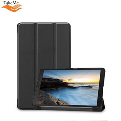 Тонкий чехол TakeMe для планшета Samsung Galaxy Tab SM-X200 X205 A8 10.5'' (2022), чёрный цена и информация | Чехлы для планшетов и электронных книг | pigu.lt