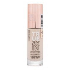 Skystas makiažo pagrindas Catrice True Skin Make-up su hialiurono rūgštimi, 002 Neutral Ivory, 30 ml kaina ir informacija | Makiažo pagrindai, pudros | pigu.lt