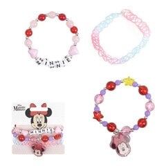 Apyrankė merginoms Minnie Mouse, 3 vnt., S0730369 kaina ir informacija | Apyrankės moterims | pigu.lt