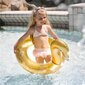 Pripučiamas ratas Swim Essentials Swan Glitter, 70 cm kaina ir informacija | Pripučiamos ir paplūdimio prekės | pigu.lt