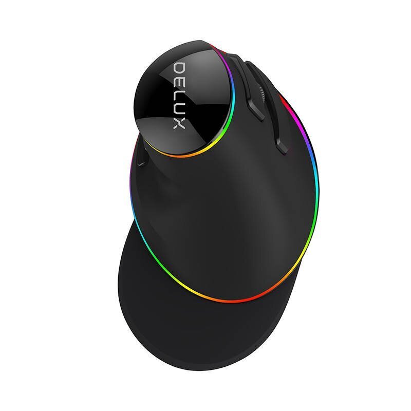 Pelė Delux M618Plus 4000DPI RGB kaina ir informacija | Pelės | pigu.lt